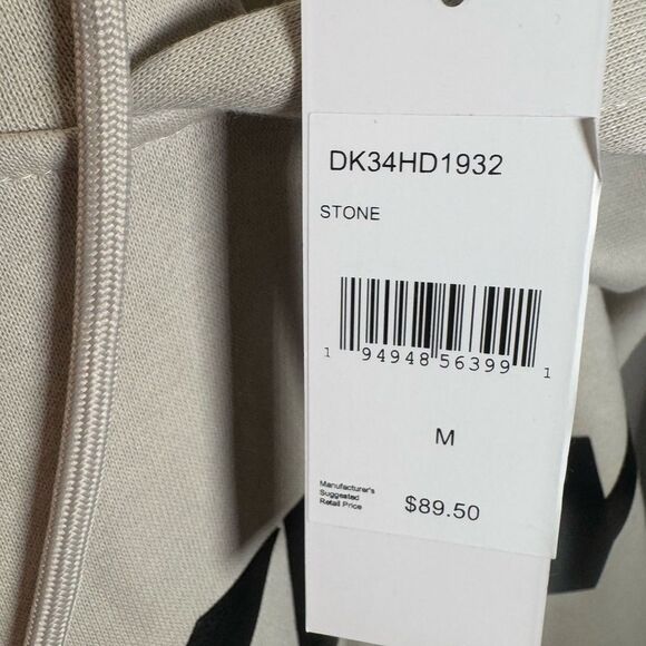 DKNY Men’s Logo Lennon hoodie in stone size medium NWT - Picture 5 of 7